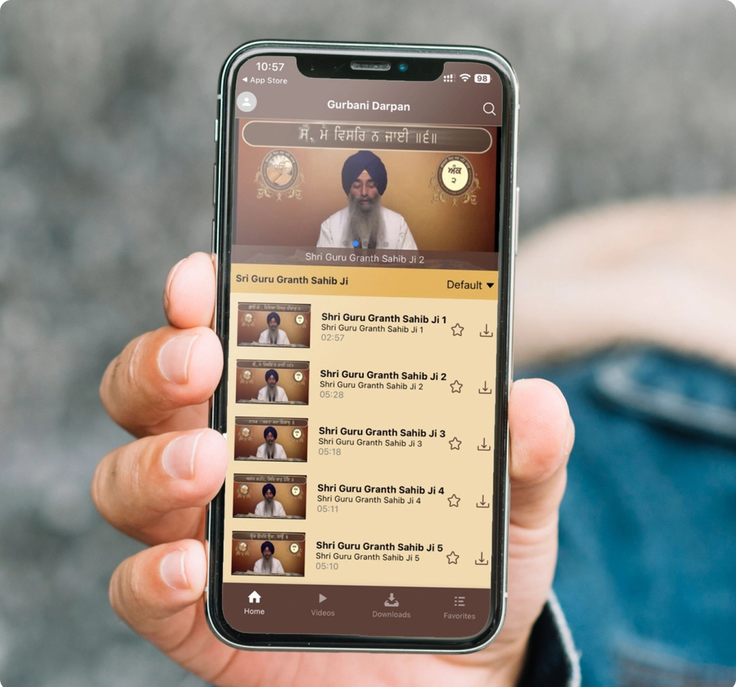 Manual YouTube fetching to the Gurbani Darpan app